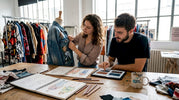 De jeunes créateurs s'apprêtent à lancer une collection de vêtements inspirée par l'univers de l'art.