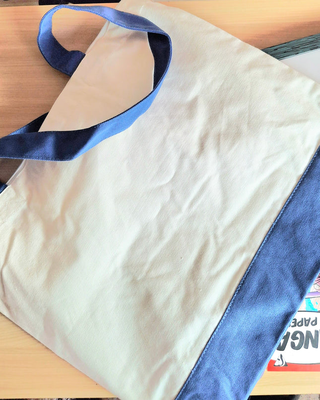 Sac fourre-tout zippé grand format -" In the Hood" par EST.L– 34 x 47 cm