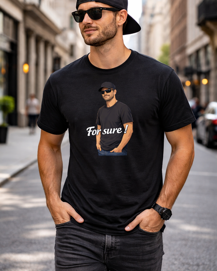 T-shirt unisexe Fruit of the Loom® / For sure !