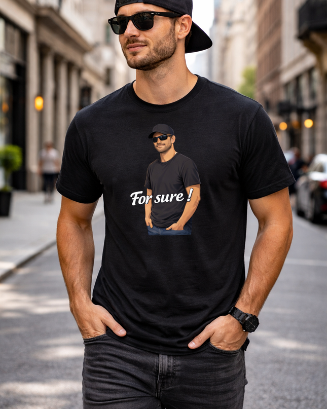 T-shirt unisexe Fruit of the Loom® / For sure !