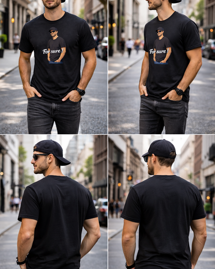 T-shirt unisexe Fruit of the Loom® / For sure !