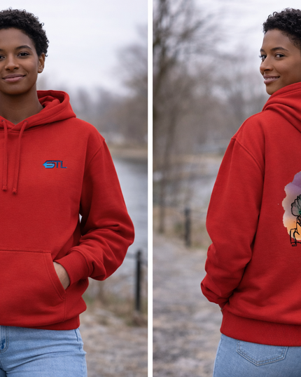 MON CORPS / Sweatshirt à capuche personnalisé  /  - Unisexe - Coton Bio