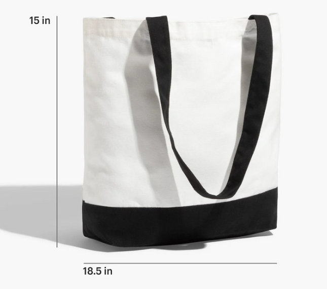 Grand sac fourre-tout en coton - Collection JOY & FREEDOM – EST.L