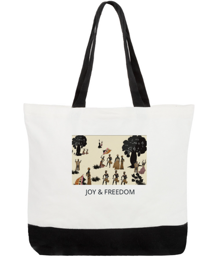 Grand sac fourre-tout en coton - Collection JOY & FREEDOM – EST.L