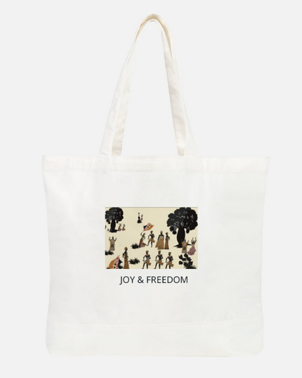 Grand sac fourre-tout en coton - Collection JOY & FREEDOM – EST.L