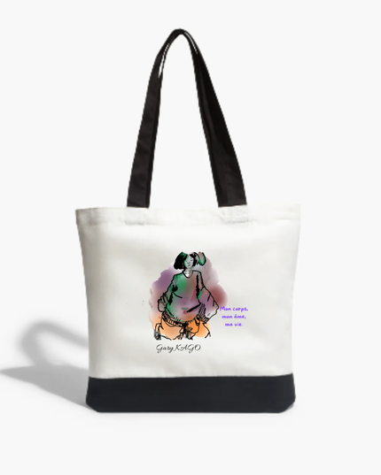 Grand sac fourre-tout en coton - Collection JOY & FREEDOM – EST.L
