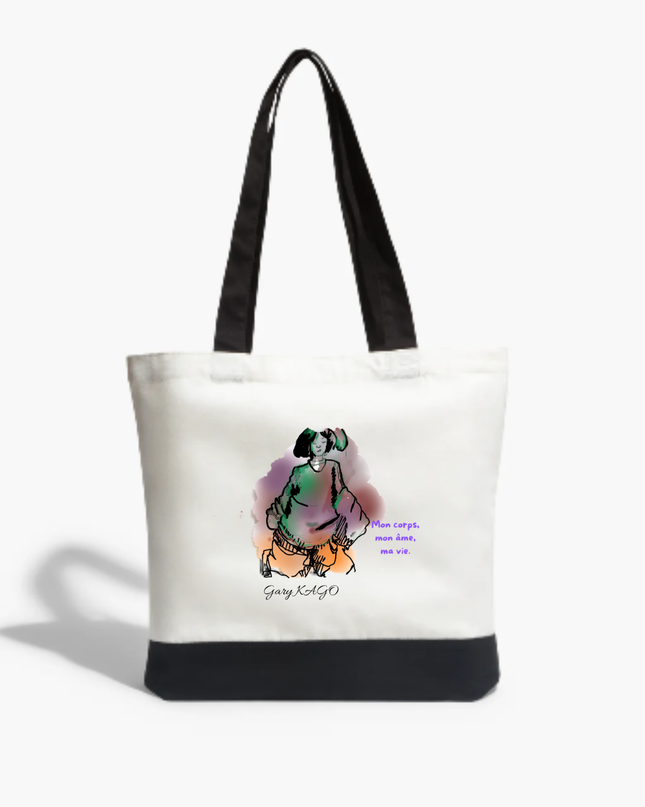 Grand sac fourre-tout en coton - Collection JOY & FREEDOM – EST.L