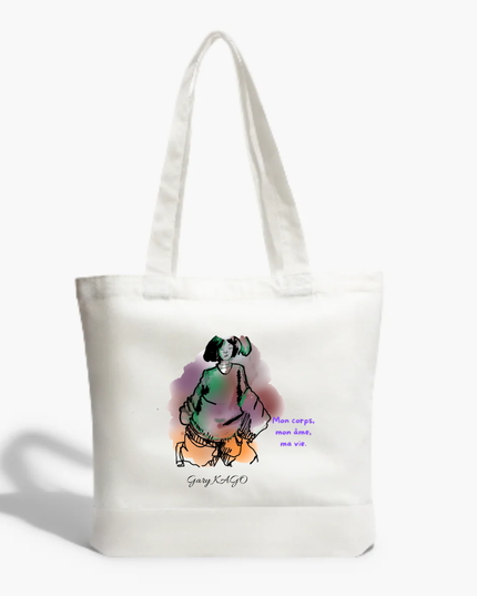 Grand sac fourre-tout en coton - Collection JOY & FREEDOM – EST.L