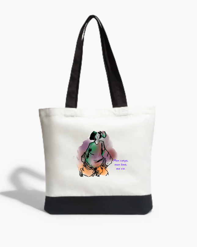 Grand sac fourre-tout en coton - Collection JOY & FREEDOM – EST.L