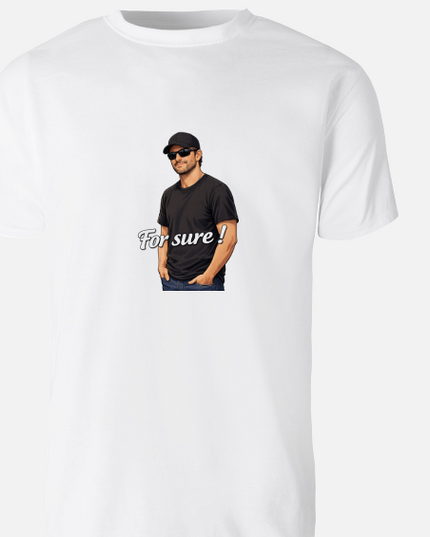 T-shirt unisexe Fruit of the Loom® / For sure !